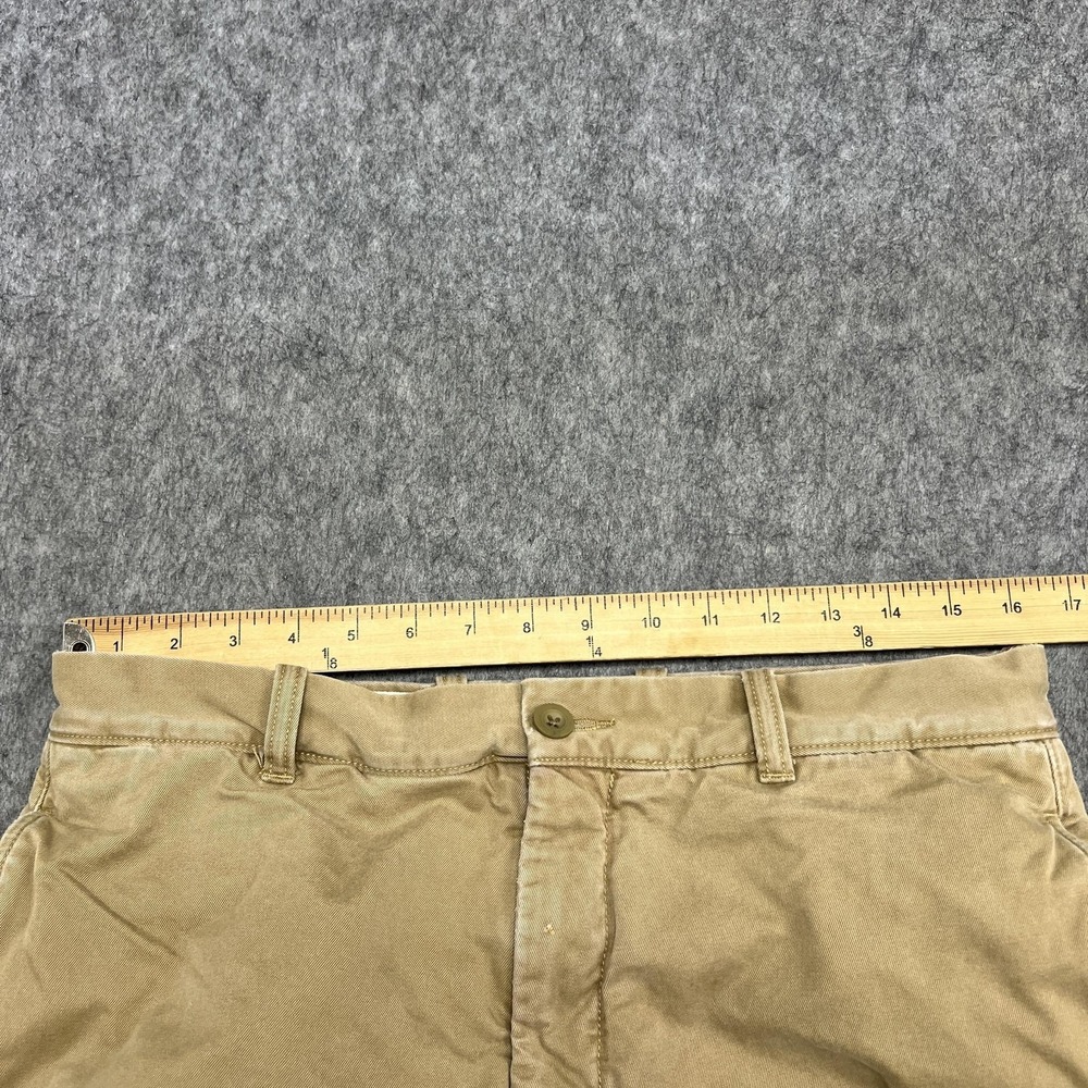 Vintage J Crew Pants Mens 32x30 Beige Khaki Flannel Lined Chino Winter Thermal - Picture 11 of 16